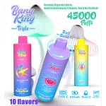 BANG KING Triple 45000 Puffs 3 in 1 Geschmack – E-Zigarette Einweg- mit Dreifachem Schlag | VapoMistrz