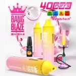 Bang Blaze Shisha 40000 Puffs – Unvergleichliche leistung und geschmack in einem gerät