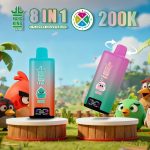 Bang King 200K Puffs Vape – 8 Geschmacksrichtungen in 1, Dual Mesh Coil, LED Display