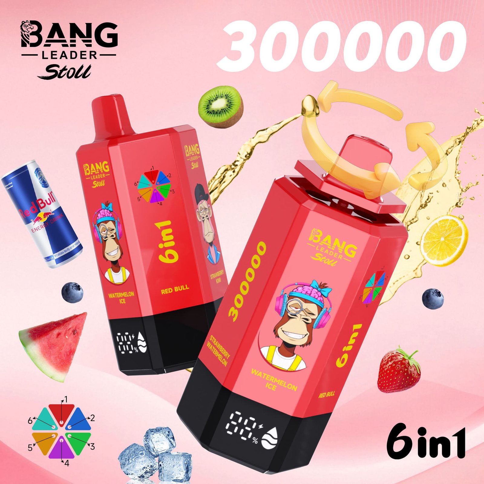 Bang Leader 300K Puffs Disposable Vape 6 in 1 – Bild 13