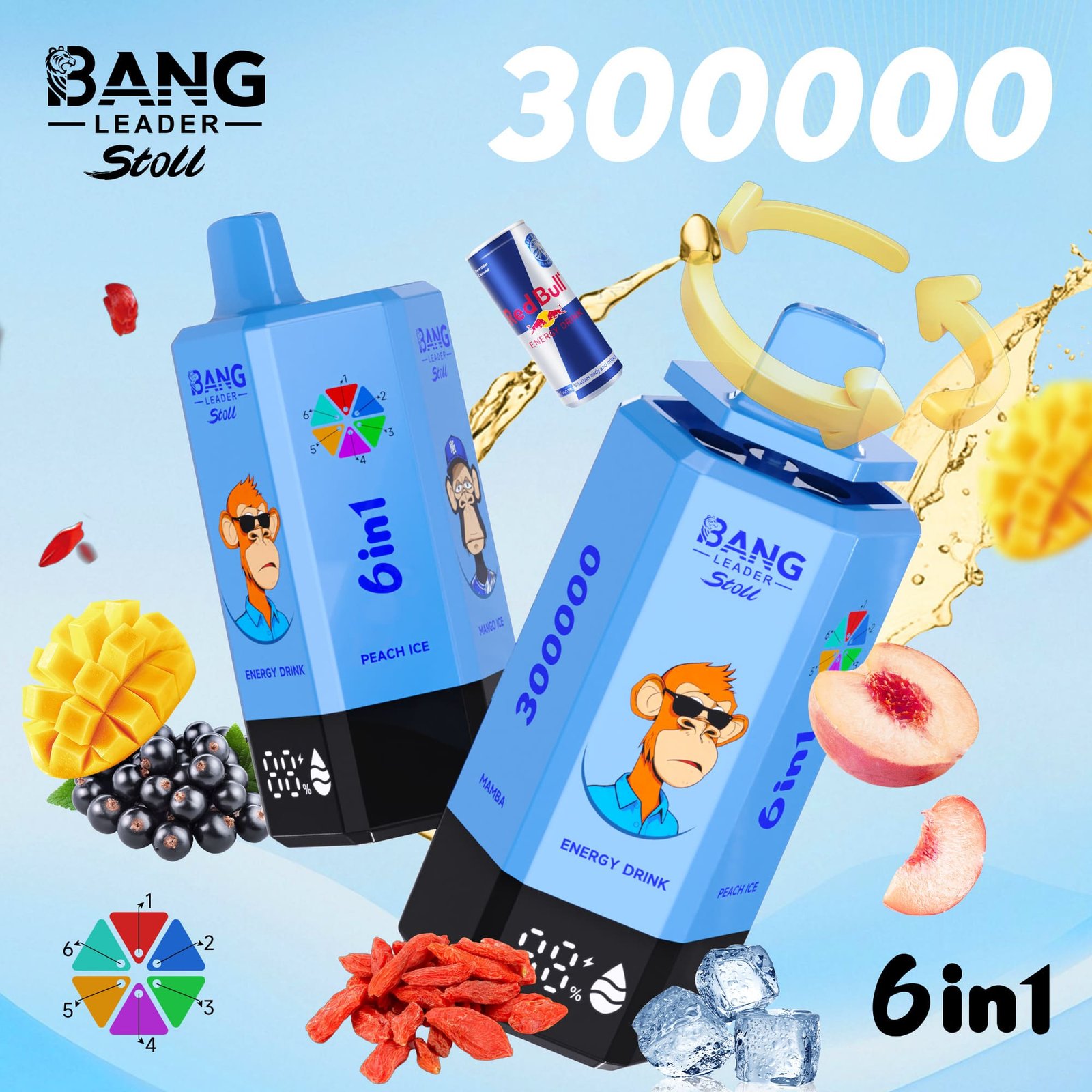 Bang Leader 300K Puffs Disposable Vape 6 in 1 – Bild 5