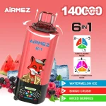 Airmez FOX 140000 Puffs 6 IN 1 – 140 000 pyknięć und 6 geschmacksrichtungen in einem e-papierosie – Bild 8